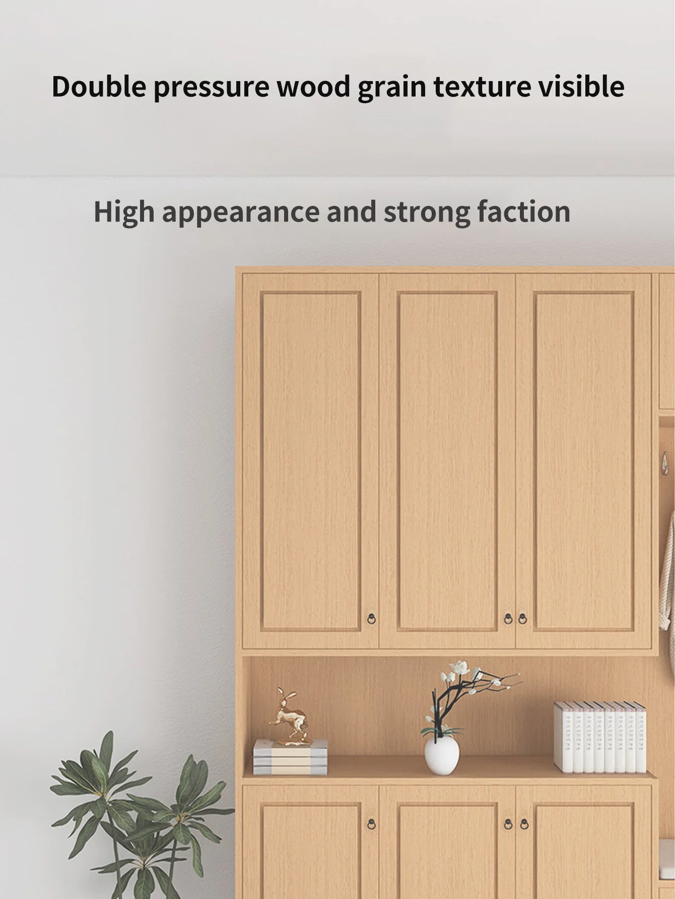 1 Roll of Renovation Stickers, Wood Grain Film Stickers, Self-Adhesive Faux Wood Grain for Wardrobes, Wooden Doors, Cabinets, Wooden Tabletops, Floor Wallpaper, 15.7inch X 78.7inch Wallpaper