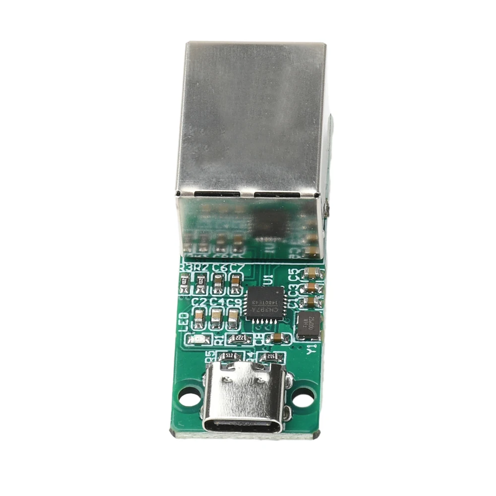 USB-zu-RJ45-Ethernet-Schnittstellenmodul CH397A Modul Typ-C/USB/Pin-Schnittstelle mit eingebautem RISC-V-Prozessor für USB2.1 IEEE802.3 – Detail 5