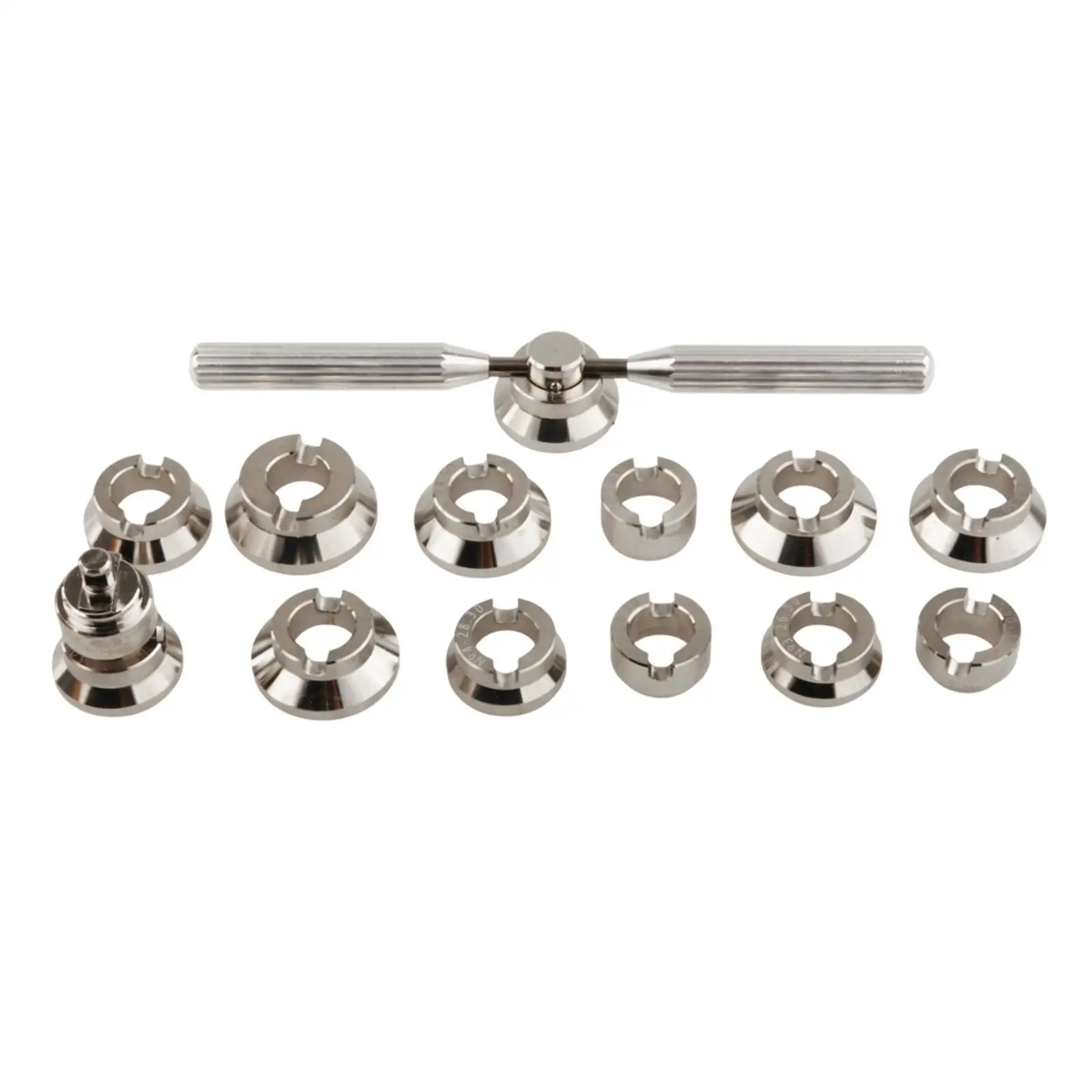 Watch Back Case Opener Watch Back Cover Remover Sturdy Easy to Use Rustless Closing Tool Watch Repair Tool Set Wrench Dies