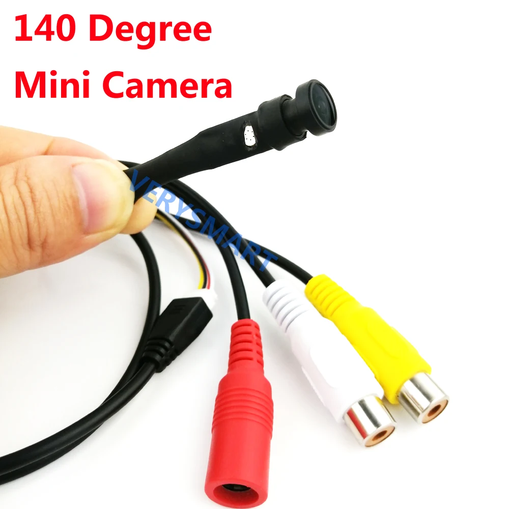 Micro Mini Analog CCTV Camera 140 Degree Wide Angle HD 1.8mm Lens 1000TVL Small Miniature Color Camera