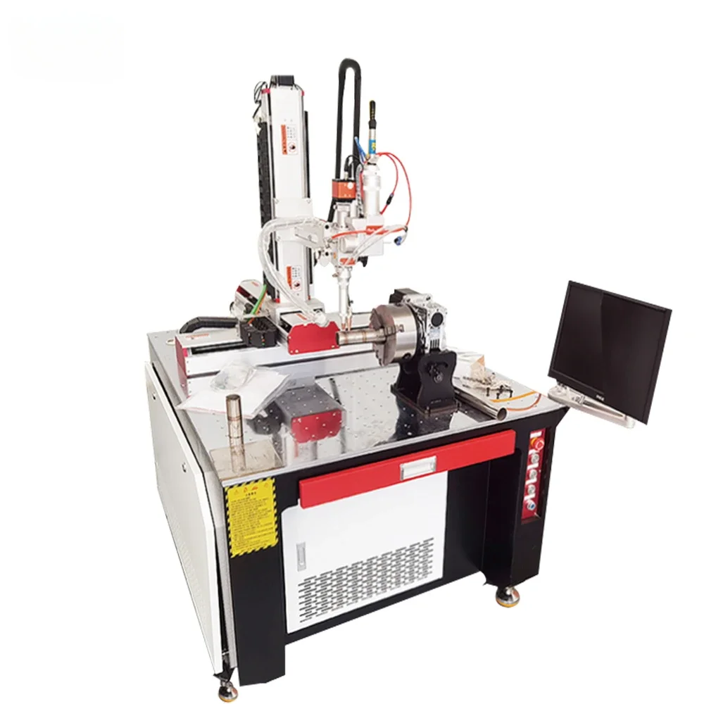 Automatic  welding machine fiber optic metal CNC platform 4-axis welding machine