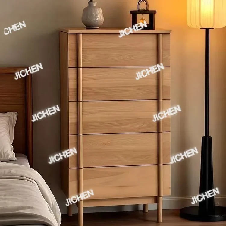 

HS средневековый шкаф для хранения в гостиной из цельного дерева, бытовой прикроватный шкафчик для спальни