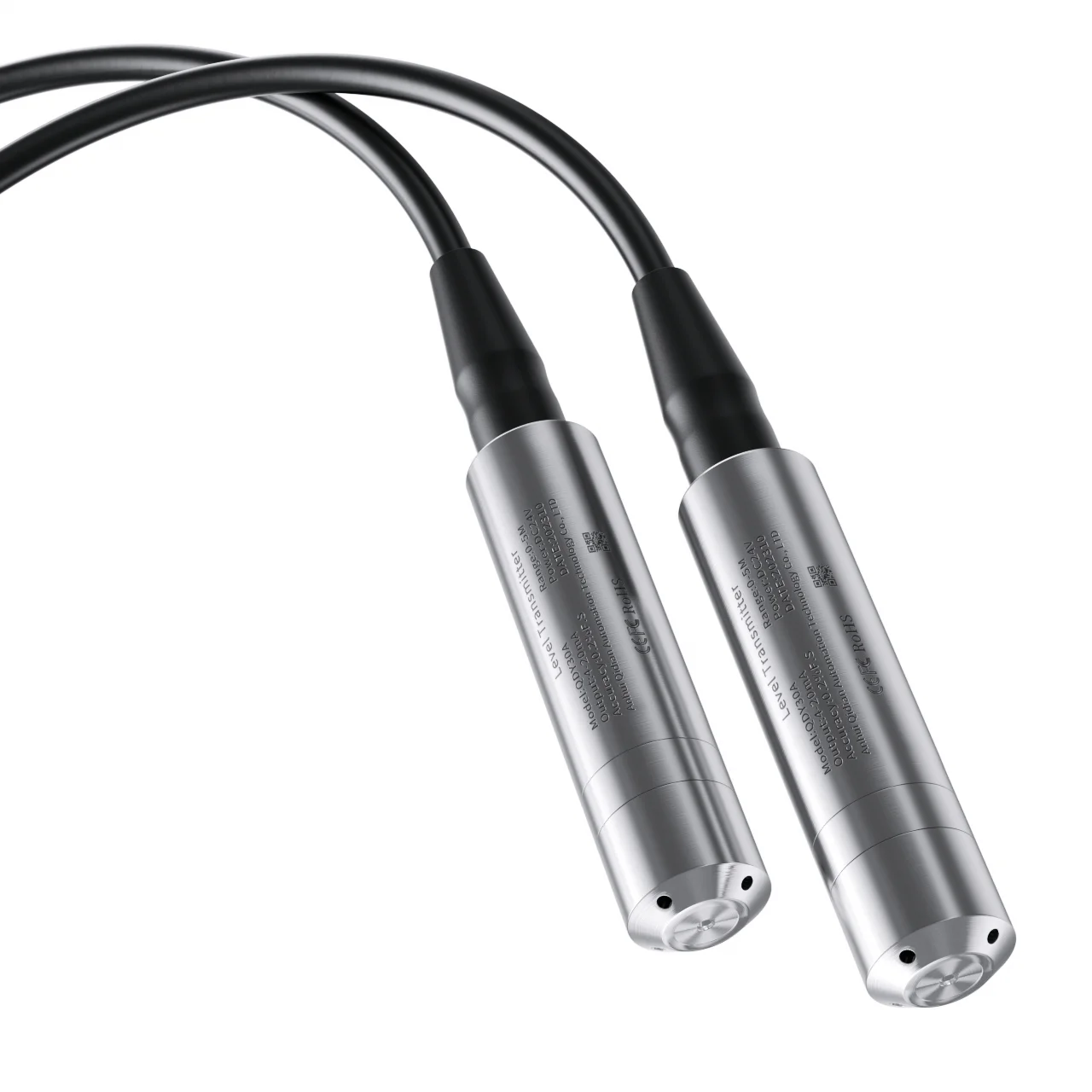 Imagem -02 - Água Nível Transmissor e Líquido Nível Sensor Ss304 Água Nível Sensor para 10v Rs485 420ma para 3.3v 5m 20m 50m 100m Alcance do Cabo 300m