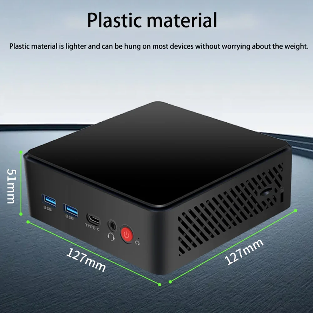 كمبيوتر صغير SZBOX R15 Intel N150 يعمل بنظام التشغيل Windows 11 Pro WiFi 6 بلوتوث DDR5 M.2 NVMe SSD Dual 2.5G LAN HDMI DP كمبيوتر مكتبي #3