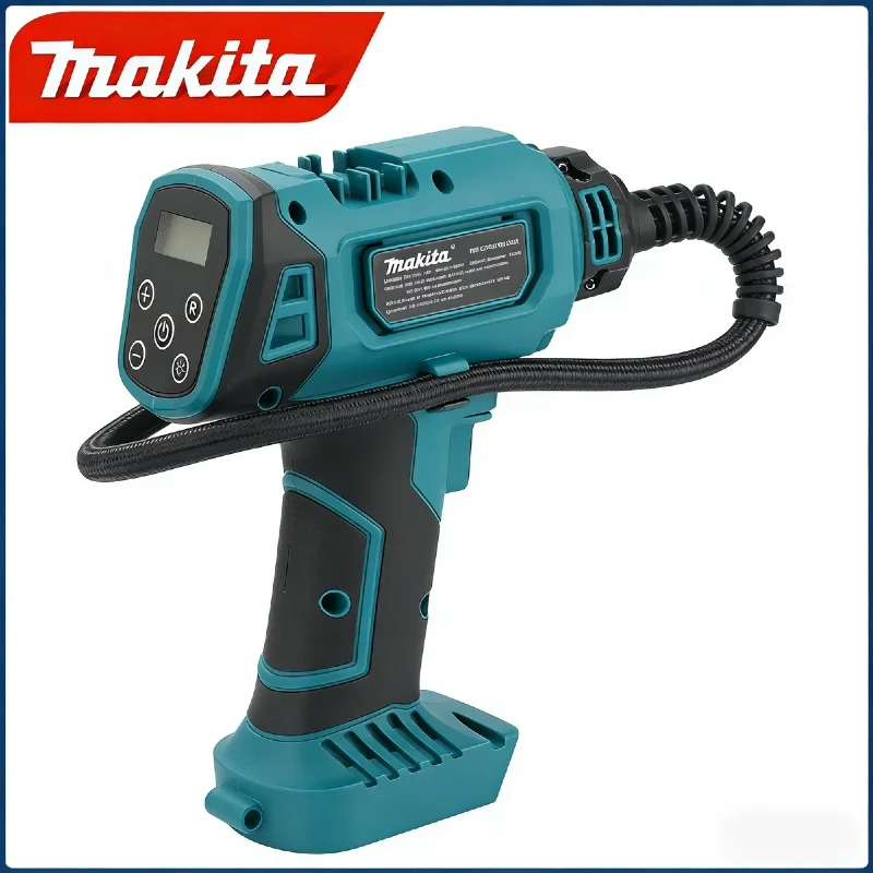 

Беспроводной электрический насос Makita 18В, автомобильный компрессор, автоматический ручной воздушный компрессор, электроинструмент