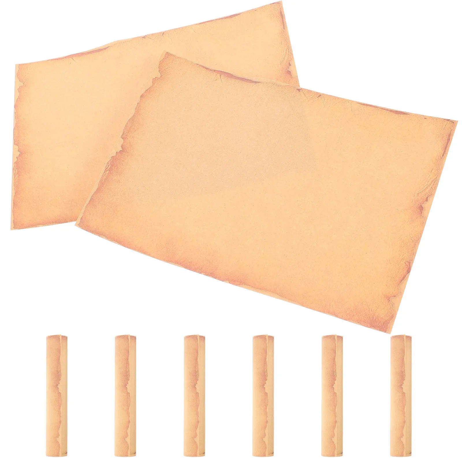 

8 листов винтажной бумаги для писем, канцелярские принадлежности в ретро-стиле для благодарственных записок, любовных писем, поздравительных открыток