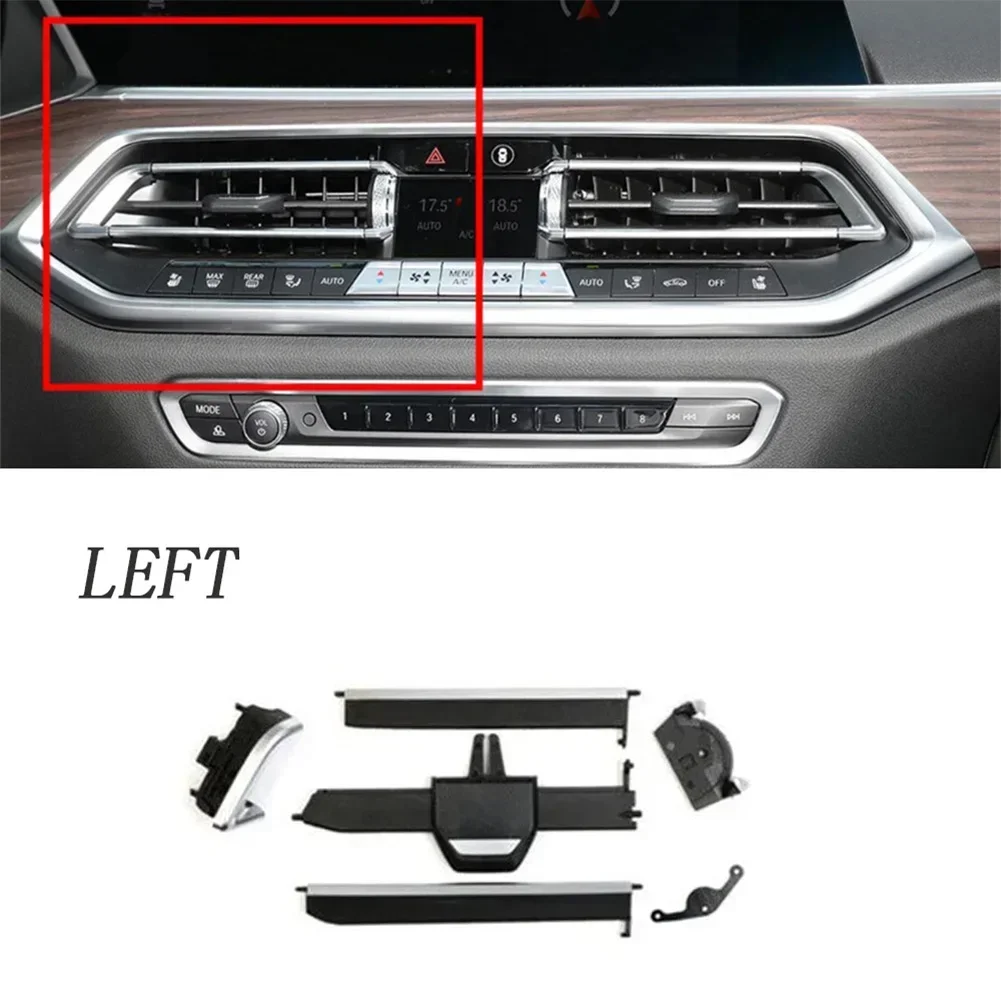 

Left Car Front Central AC Air Conditioning Vent Grill Outlet Clip Repair Kit For BMW For X5 X6 X7 2020 21 22 Car Accessories