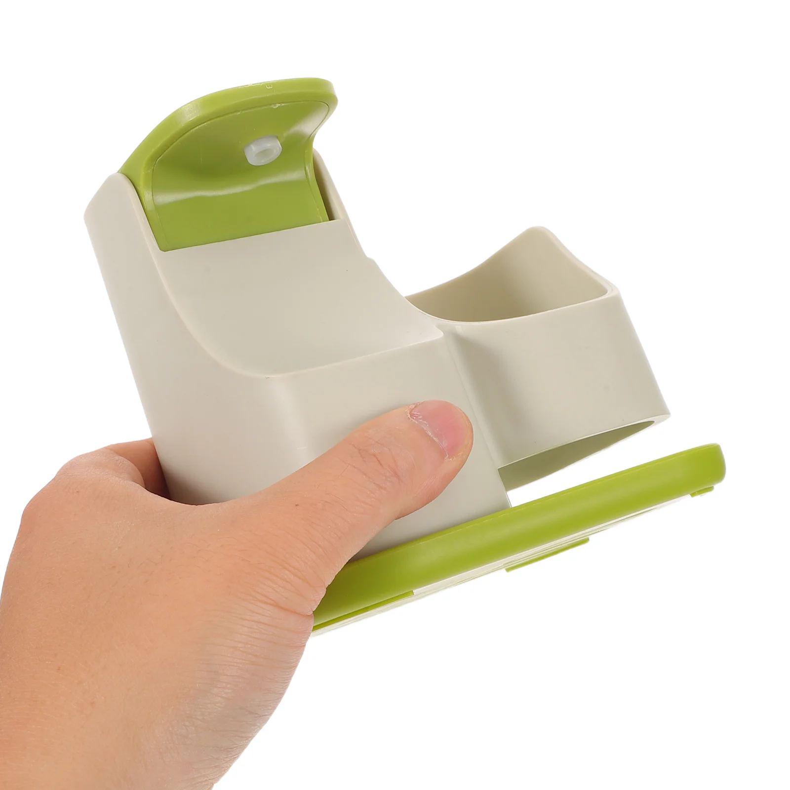 

1 set Press Type Dispenser Plastic Kitchen Sink With Sponge Holder Countertop Storage Organizer Liquid Soap Dispenser Bathroom