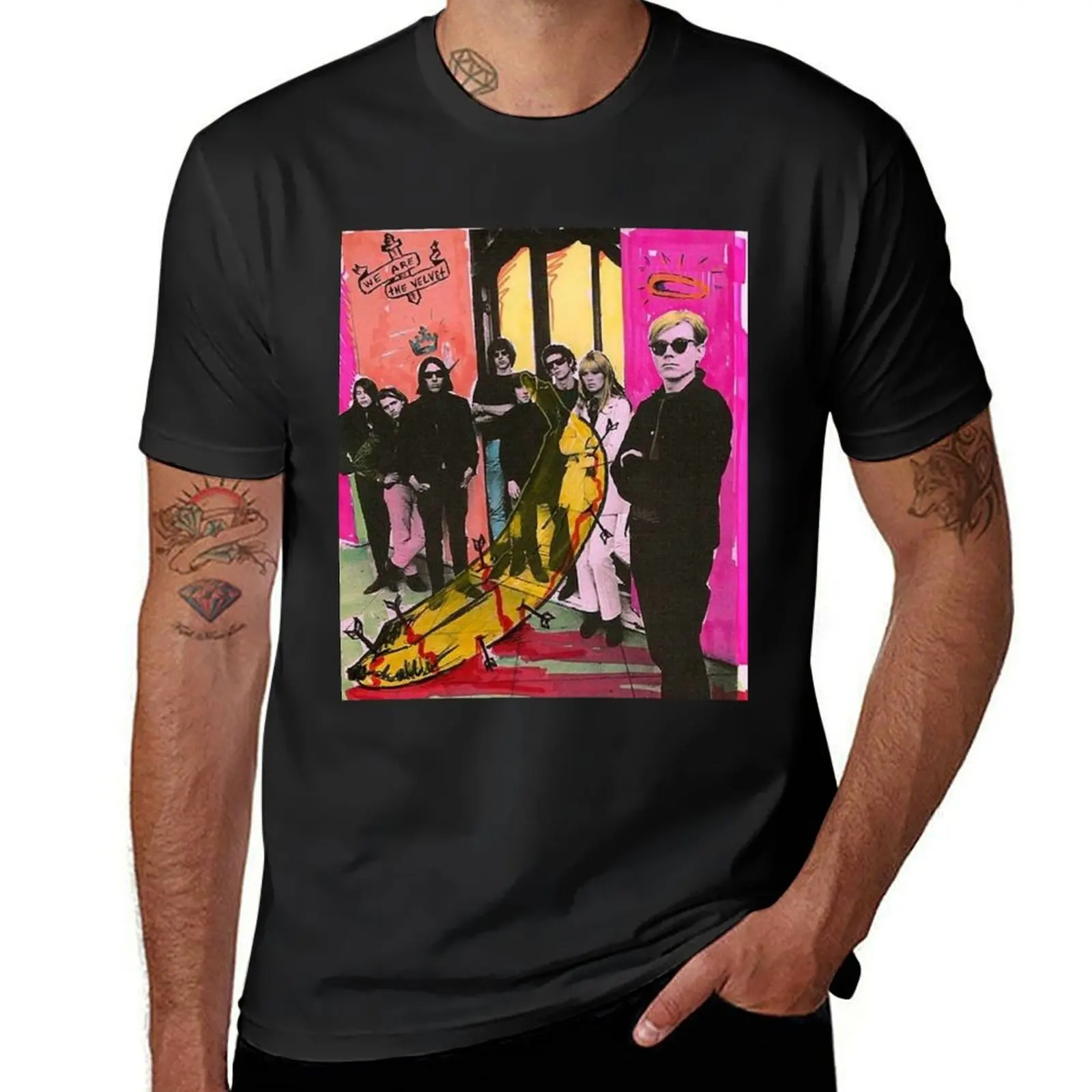 Andy Warhol and the Velvet Underground T-Shirt tees cute tops T-shirts for men cotton