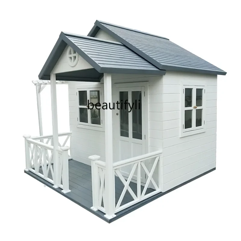 

A38 Outdoor, camera per bambini, casa sull'albero assemblata in legno, giardino vivace, legno conservativo, casa mobile in legno