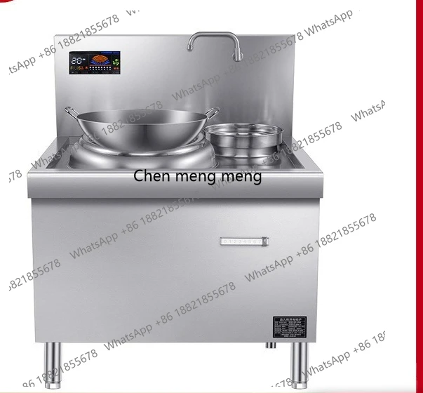 

Stir-frying Stove Commercial Concave Electric Frying Pan Catering Kitchen Stir-frying Stove Canteen Stir-frying Stove