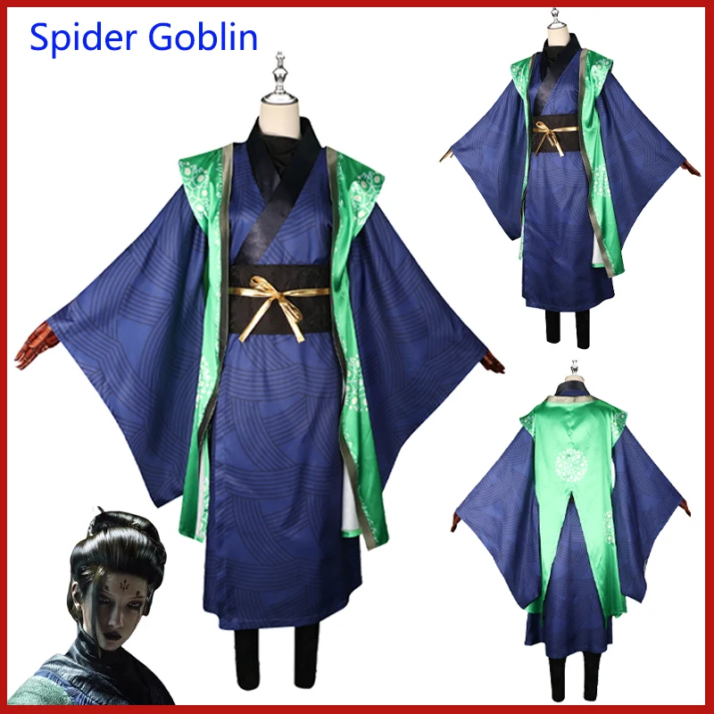 

Game Spider Goblin Cosplay Costume Anime Black Myth Wukong Dress For Women Halloween Carnival Party Chinese Syle Spider Goblin