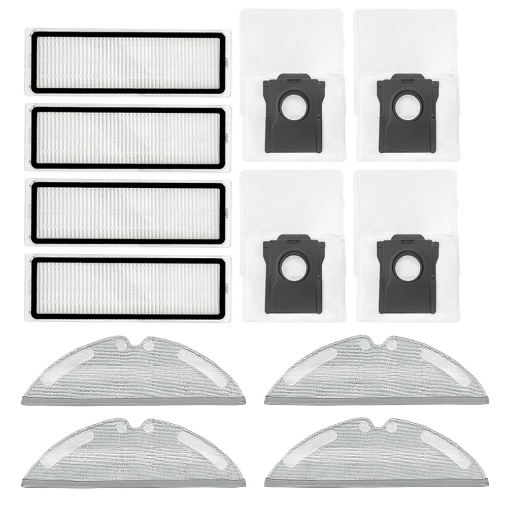 Accessories For Dreame D20 For Plus D20 For Pro Filters Mop Cloths Dust Bags Comprehensive Set For Direct Replacements Seamless