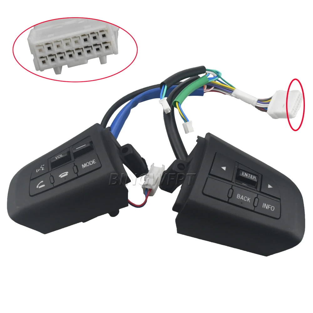 

For Mazda 3 2011-2015 Switches High Quality Steering Wheel Button Audio Volume Control Switch