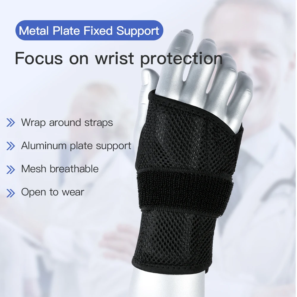 Sports Medicine Carpal Tunnel Wrist Brace for Men and Women Adjustable Wrist Splint & Hand Brace Compression for Arthritis