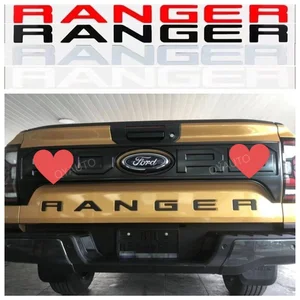 ABS Back Door Logo Letters, Emblema 3D, Adequado para Ford Ranger T9 2022 2023 2024, Wildtrak Sport XLT XL + XL, Tamanho Original 12 principais vendas emblema ford - №8
