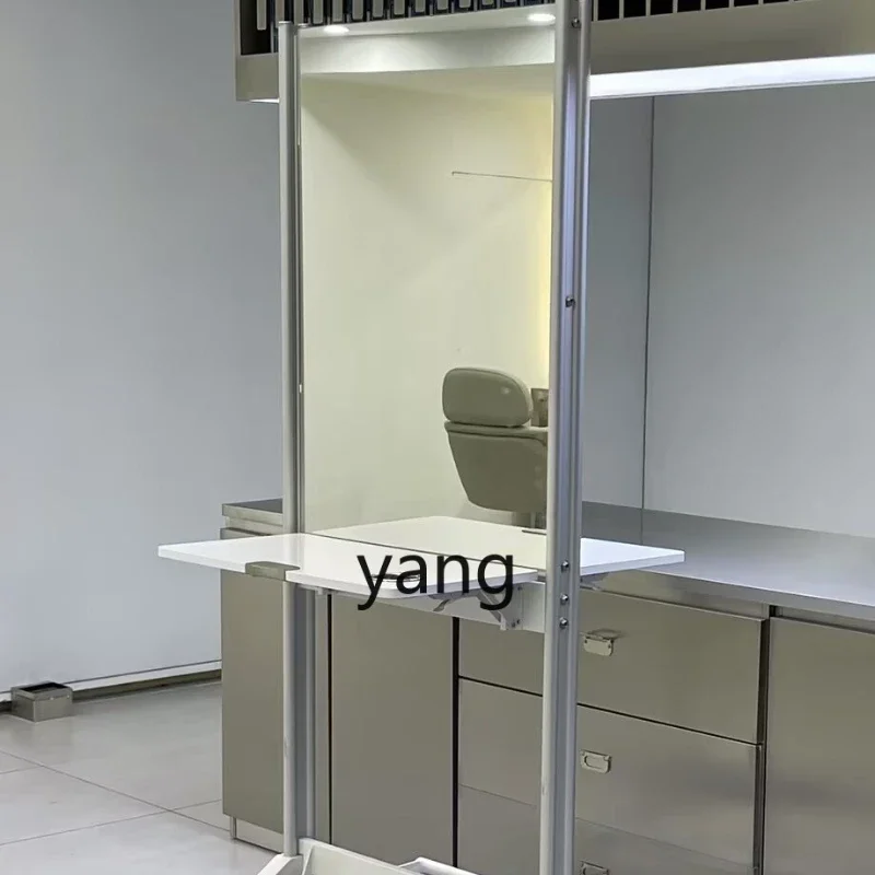 XYY removable hairdresser mirror new Internet celebrity barber shop mirror table floor mirror