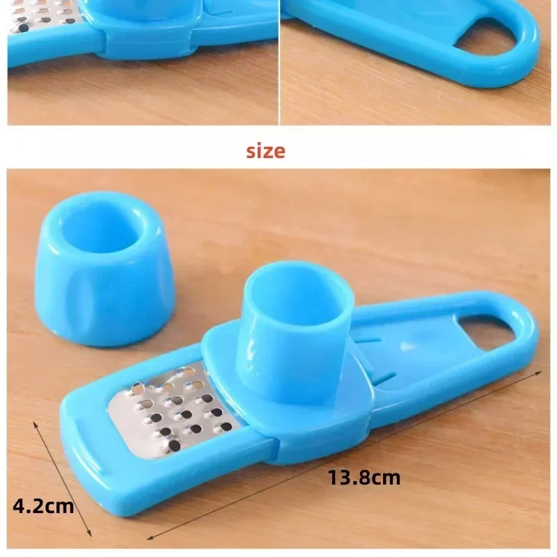 New Ginger Garlic Crusher Press Garlic Grinding Grater Cutter Peeler Manual Garlic Mincer Chopping Tool Kitchen Accessories