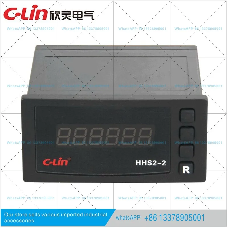 Xinling brand HHS2-2 timer DHC6J-L timer cumulative accumulation, multi-time optional, with power outage record
