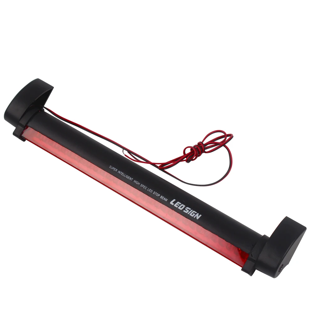12V Light Source Car Brake Light Universal Stop Rear Tail Parking Lamp Car-styling Auto Warning Lamp Red Light 14 24 32 48 LED