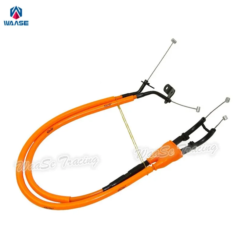 

waase 1 пара стальных тросов дроссельной заслонки для Honda VTEC CB400 1999 2000 2001 2002 2003 2004 2005 2006 2007 2008 2009 2010-2012