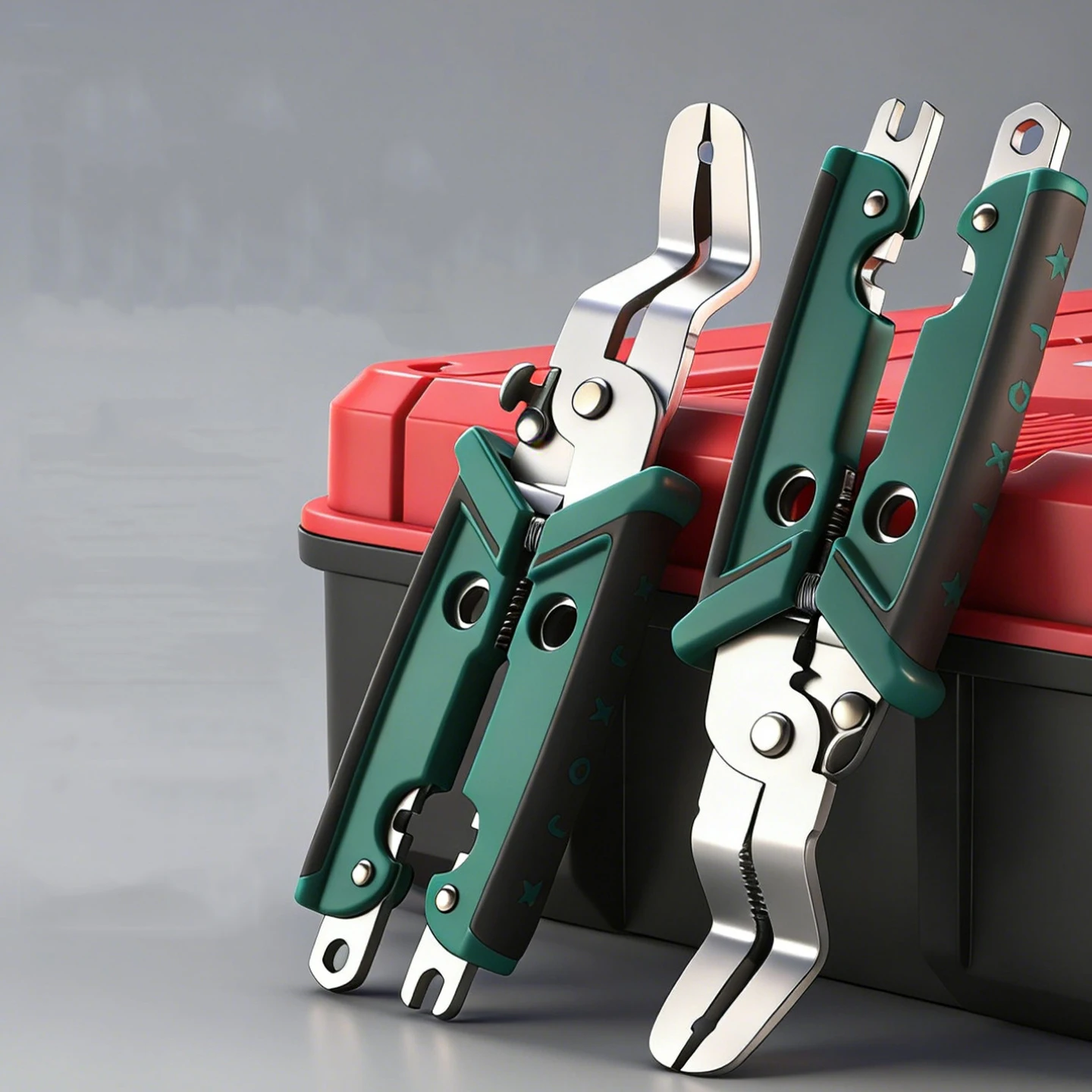 

Multi-functional Stainless Steel Car Buckle Bent-nose Pliers