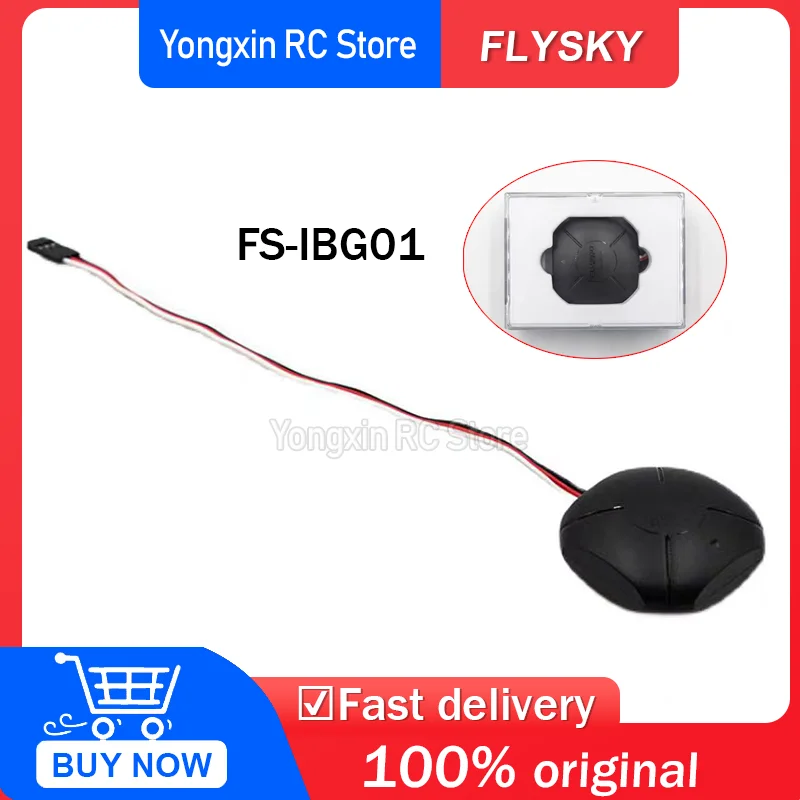 

FlySky FS-IBG01 GPS Module Support GPS Beidou Satellite Dual Satellite System Positioning For RC Done Car Boat