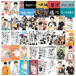 43pcs Volleyball Juvenile Cartoon Graffiti Stickers Suitcase Waterproof Skateboard Sticker Decoration
