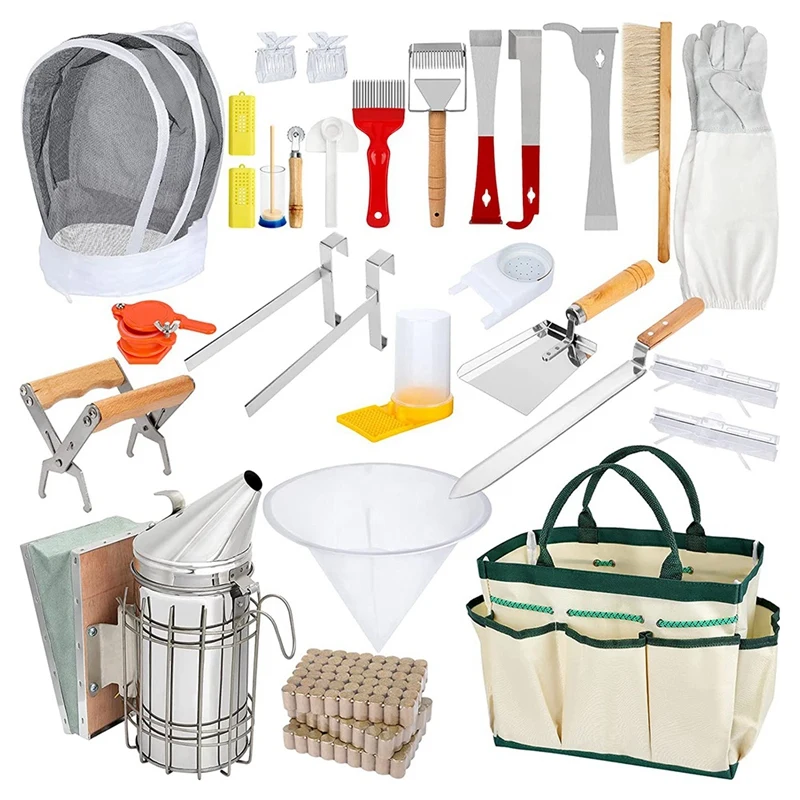 Beekeeping Supplies, Beekeeping Tools Bee Keeping Supplies-All Kit For Beginners And Professional Beekeepers