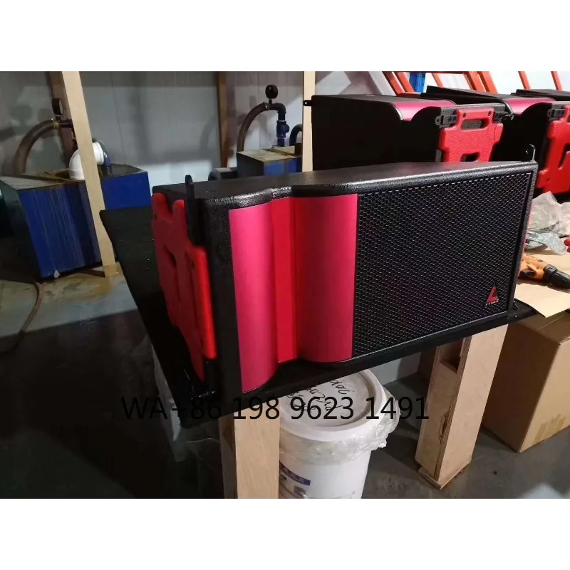 Altavoz de Matriz Lineal Pasiva de Onda Plana de Largo Alcance con División de Frecuencia Electrónica Externa, Equipo de Audio Profesional