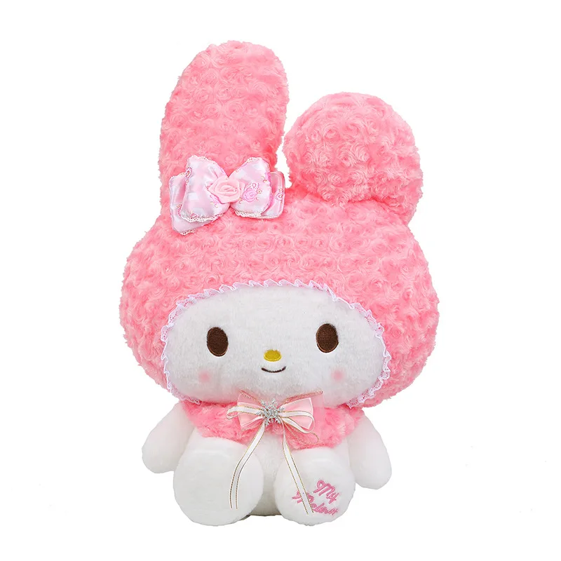 30CM Sanrio New Rose Melody KT Cat Plush Stuffed Doll Children's HelloKitty Doll Girls Valentine's Day Gift Birthday Party Gift