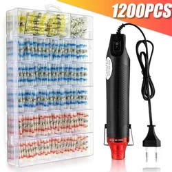 50-1200PCS Heat Shrink Tubing Wires Cable Sleeves Waterproof Solder Seal Wire Connector Electric Cable Protection with Heater