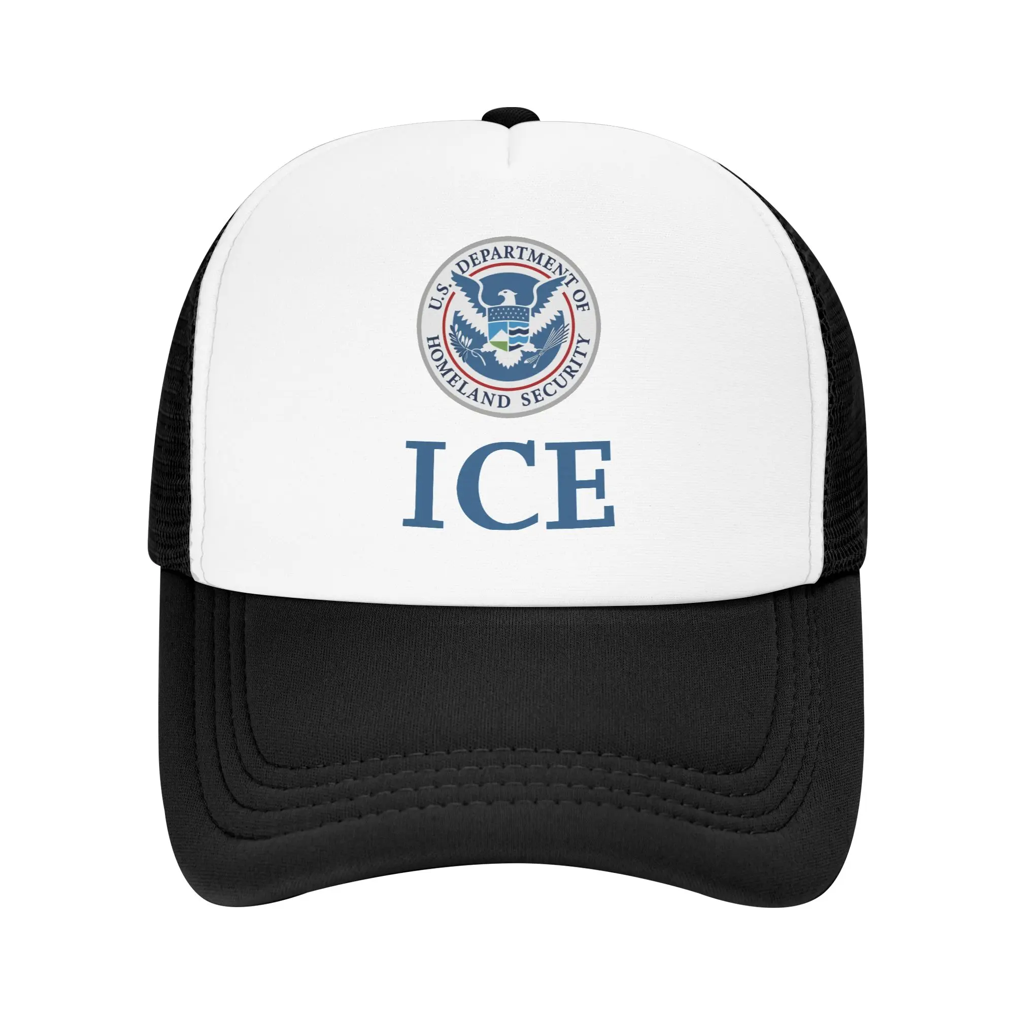 

ICE Immigration and Customs Enforcement Casual Baseball Cap Summer Trucker Hat Hunting Camping Hip Hop Hats MenBaseball Caps