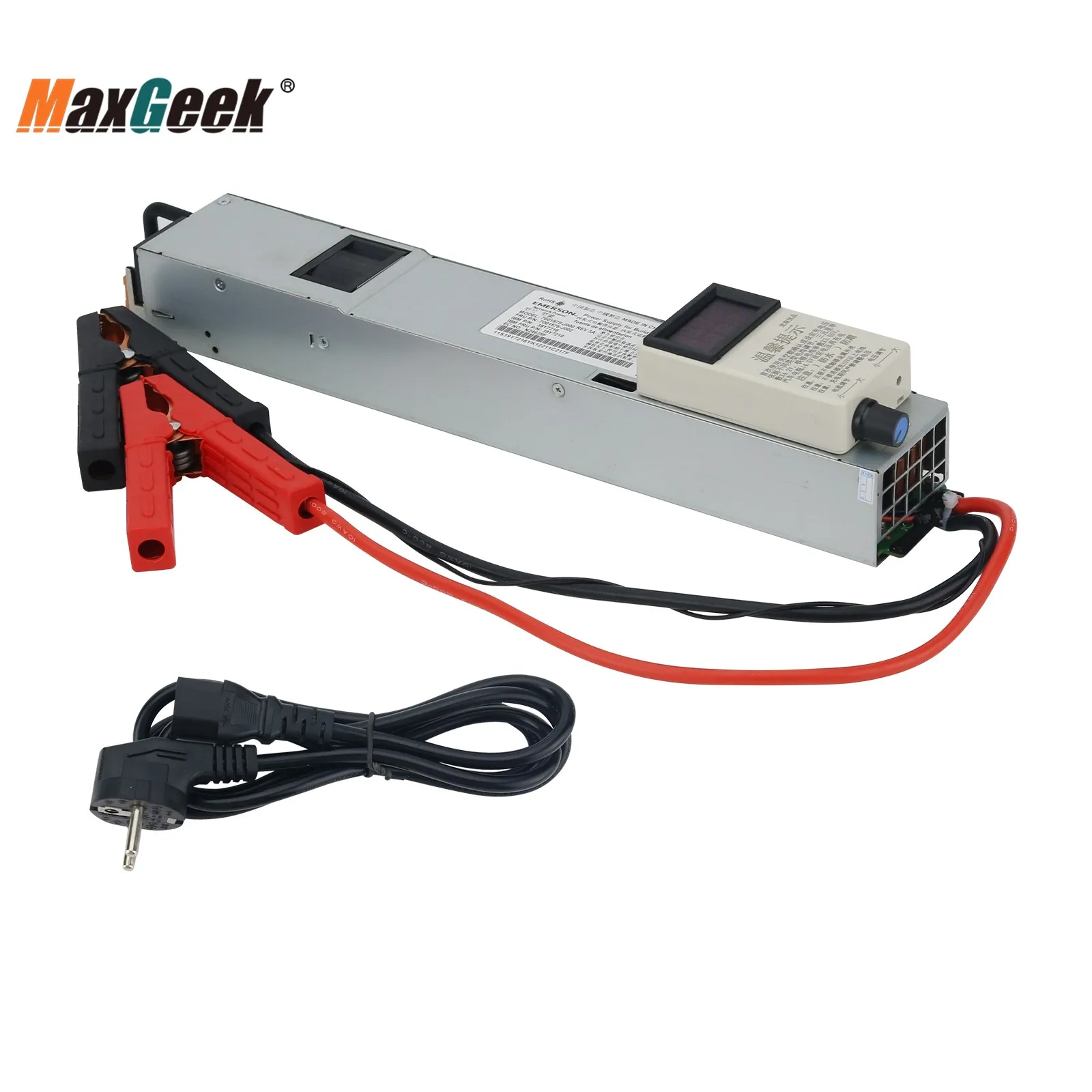 Maxgeek 2.6V-14.7V 1A-50A Second Hand Lifepo4 Lithium Battery Charger w/ Screen Adjustable Voltage Current