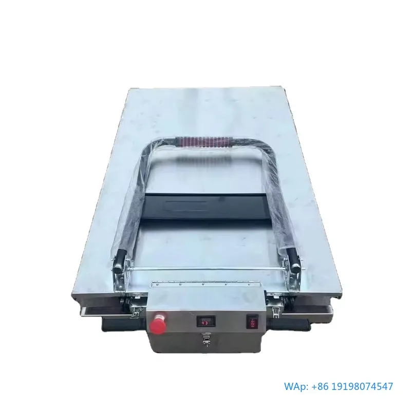 

Hydraulic Lift Flatbed Handling Trolley Convenient Industrial Material Transport Scissor Cart
