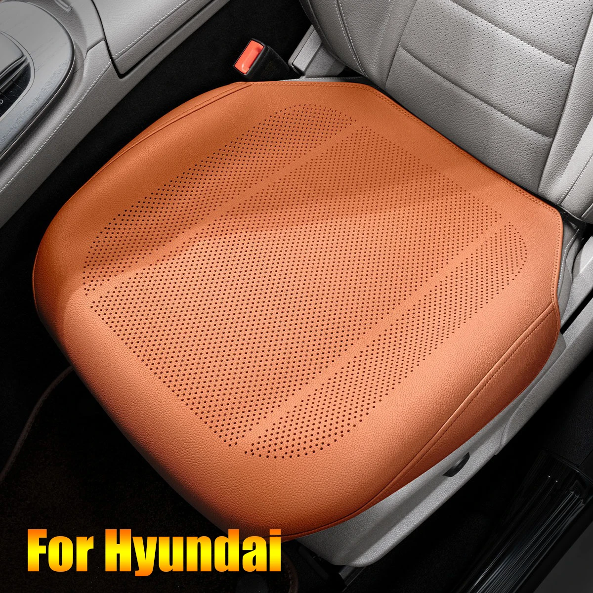 Ultra thin Car Seat Cushion For Hyundai Santa Fe Sonata Tucson Kona Elantra All Season Universal Small Seat Cover Accessories