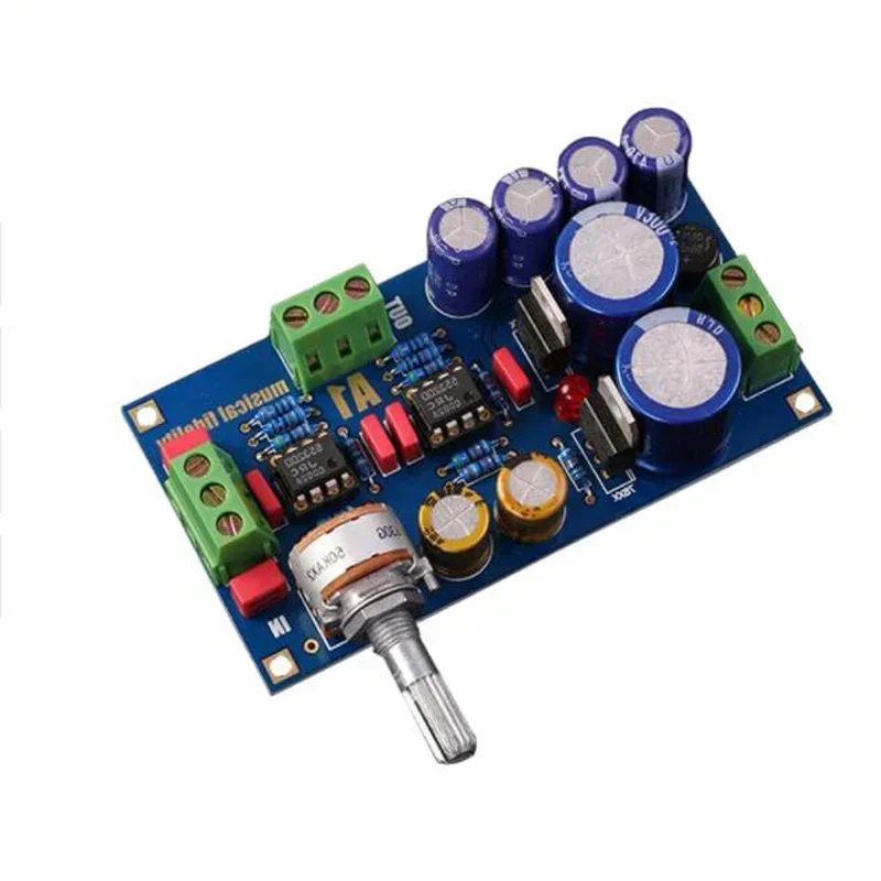 

Усилитель мощности LUSYA NE5532 Dual OPAMP HIFI, усилитель сигнала, усиление музыки, факс A1, предусилитель, готовая и плата для набора «сделай сам»