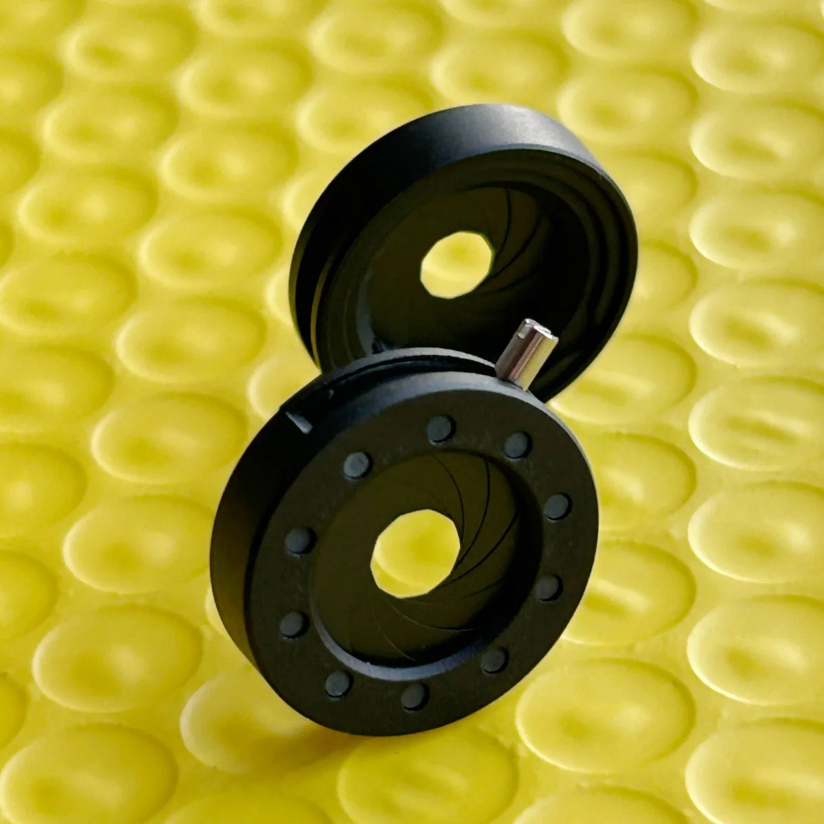 فتحة يدوية قابلة للتعديل 1-12 مللي متر وحدة غشاء القزحية البصرية مجهر كاميرا ليزر لتقوم بها بنفسك M4 قوس اختياري