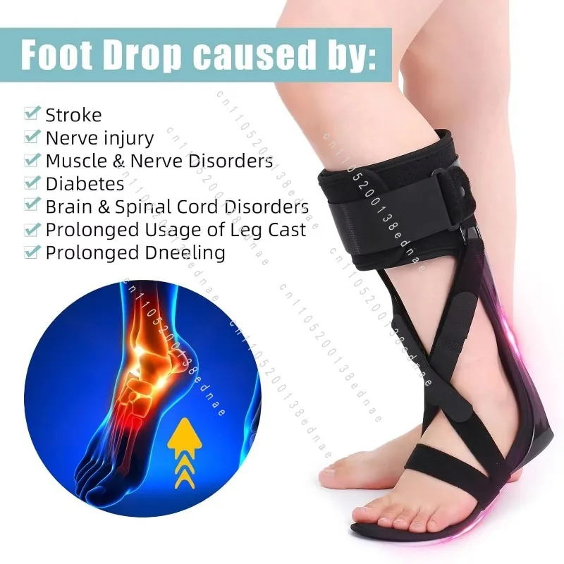 Foot Drop Orthotics Stroke Hemiplegia Rehabilitation Training Equipment Foot Varus Orthotics Foot Support Ankle Support
