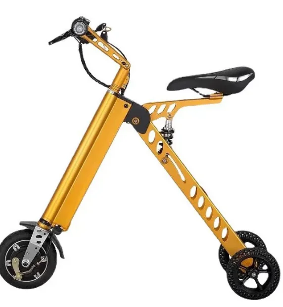 Portable Folding Electric Vehicle,Three-wheeled Electric Vehicle Mobility Scooter For Daily Outdoor Travel