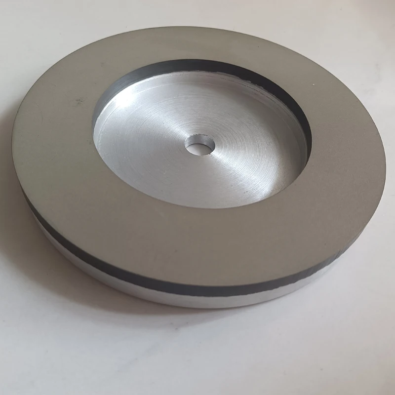 Diamant-Schleifscheibe 150mm 6"x13mm Loch zum Schleifen von Stahlmessern, Scheren, Elektroscheren, Keramik und Edelsteinen Polierscheibe – Detail 6