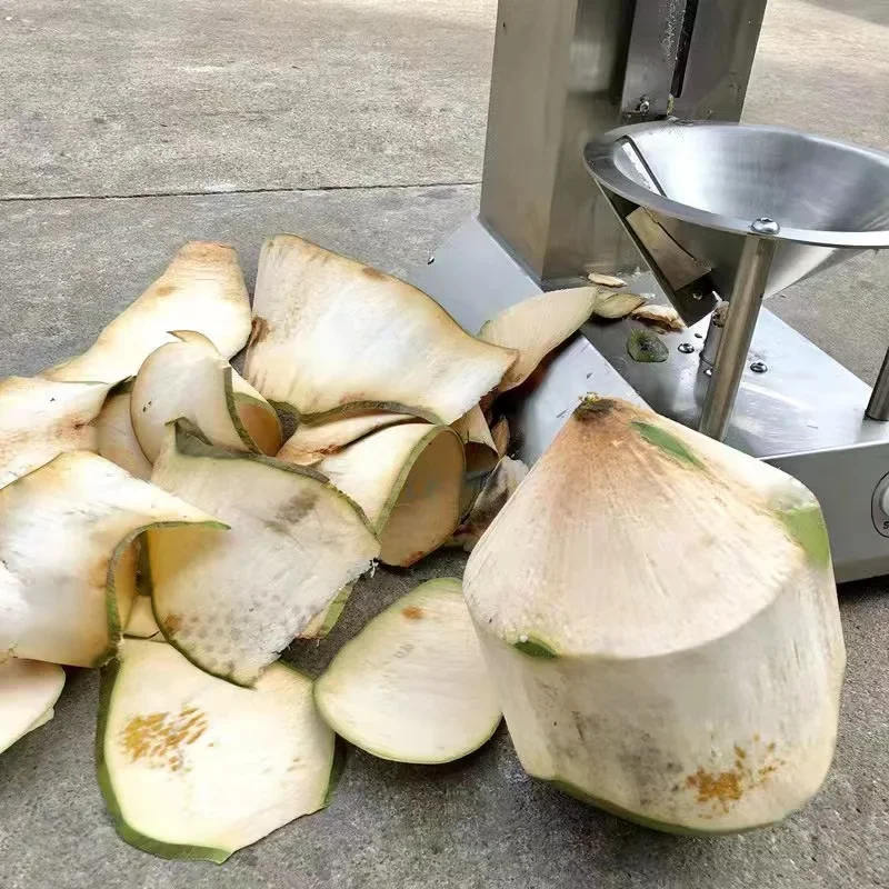 827HOT Small Electric Peeling Machine for Fresh Coconut Peeler