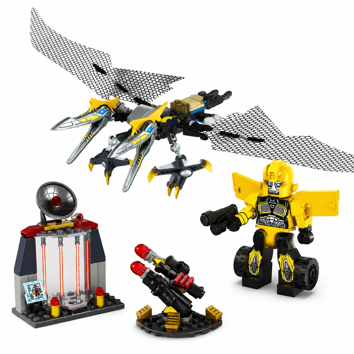 Hasbro Kre-O Transformers Black Bumblebee Cell Block Breakout