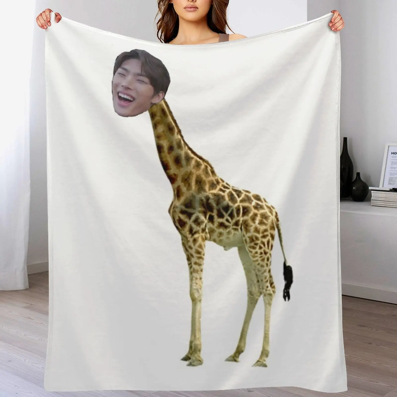 Mingi Giraffe Throw Blanket Decorative Sofas Soft Luxury Softest Blankets