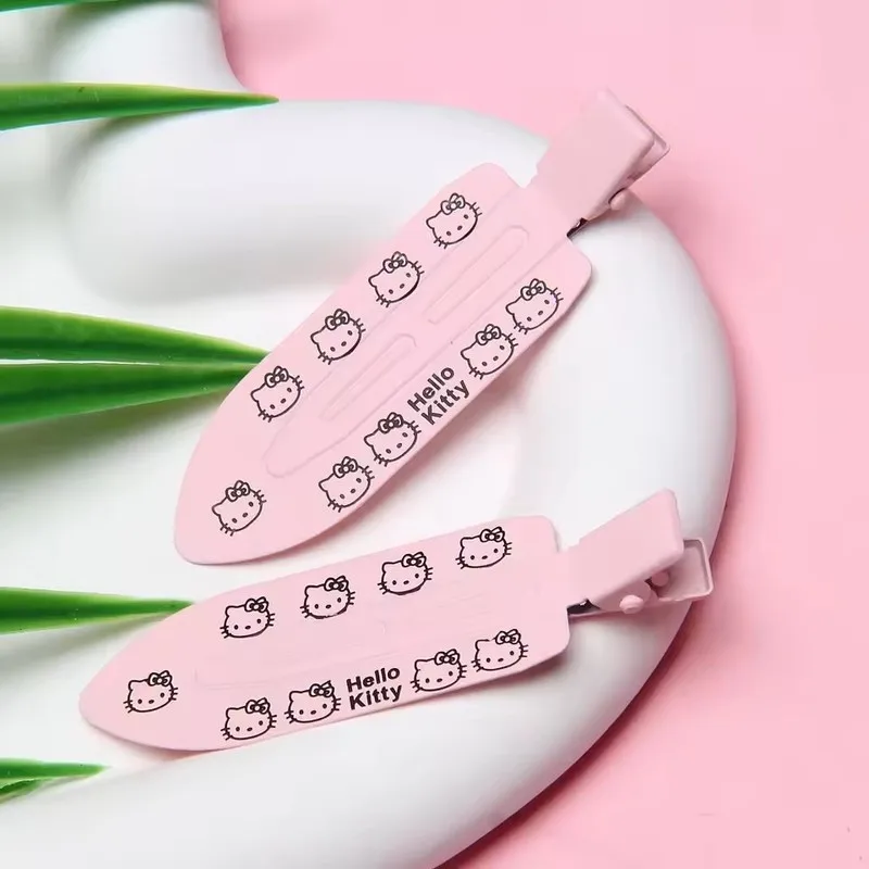 2 قطعة مرحبا كيتي سلس دبوس الشعر لطيف الكرتون سانريو BB مشبك شعر اكسسوارات فتاة أغطية الرأس الانفجارات كليب الحلو مقاطع الشعر الهدايا #1