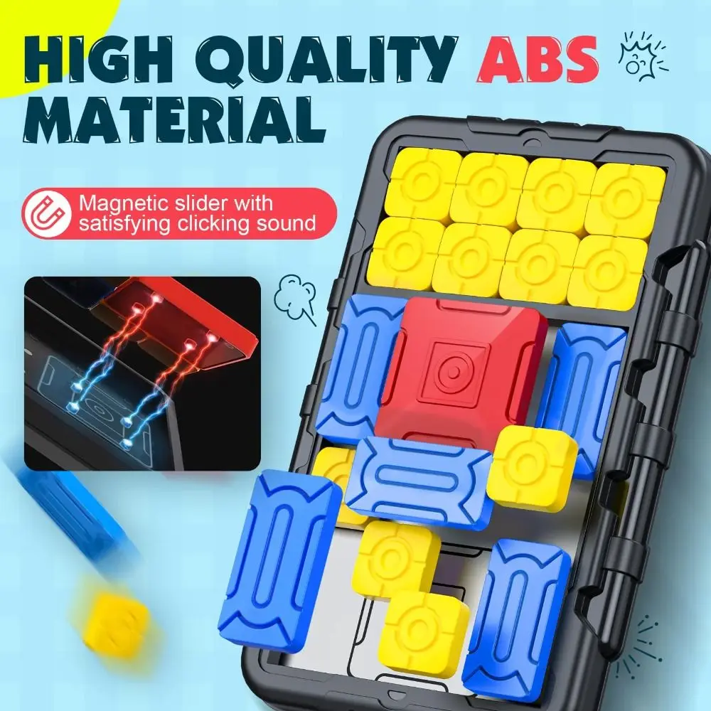 Lustiges Huarong Road Slide Block Brain Game Logical Kid Gifts Thinking Interaktives Spielzeug Früherziehung Brettspiel
