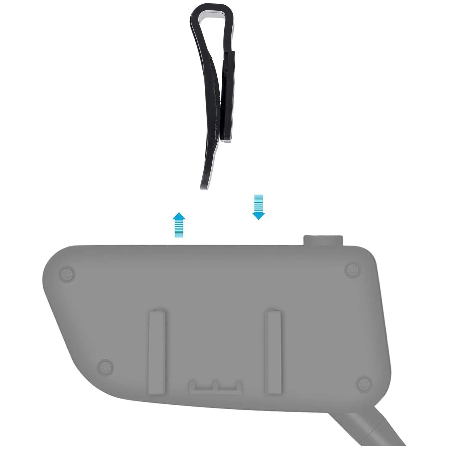 Motorcycle Helmet Intercom Mounting Clip For EJEAS V4 PLUS/V6 PRO+/Q7/V7/Q8 Double-Sided Tape Base 1/2 Piece image 3