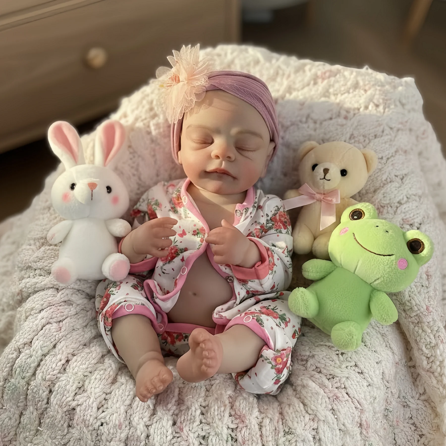 18 بوصة/45 سنتيمتر قابل للغسل تولد من جديد فتاة و دمى صبي مع شعر مطلي لمسة ناعمة الفينيل الجسم نابض بالحياة تولد من جديد دمية بيبي تولد من جديد دي سيليكونا