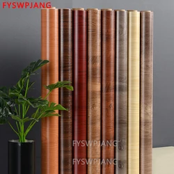 Waterproof Wood Vinyl Wallpaper Roll Self Adhesive Decor Contact Paper Doors Cabinet Desktop Modern Furniture Decorative Sticker