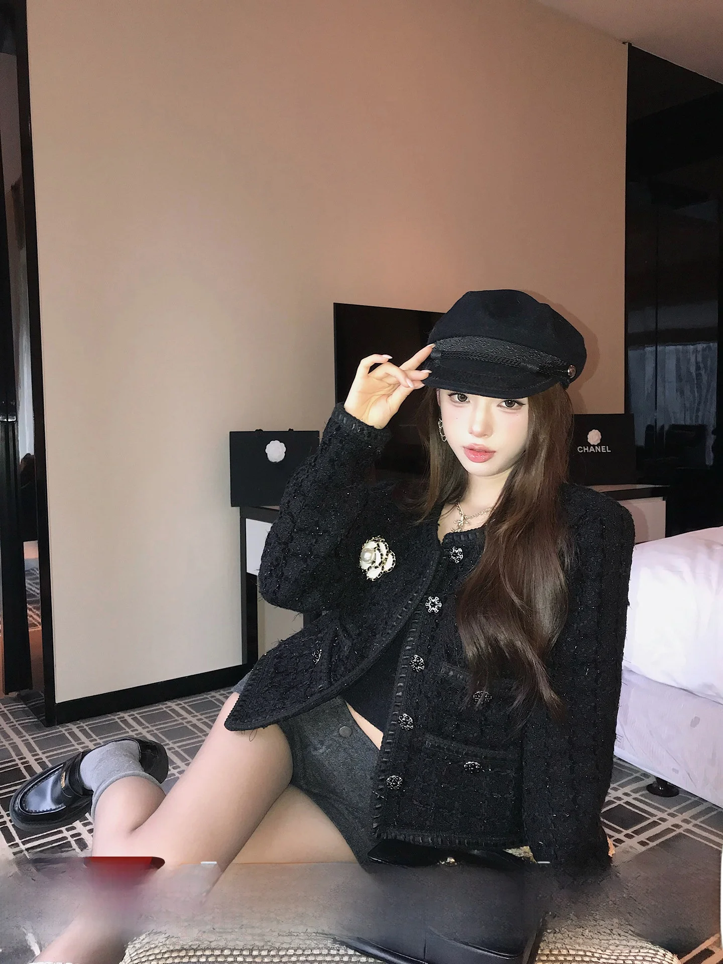 

Ele Bla ort Cotton Quilted Outerwear for Women Balance Aosphere Lady Sle Autumn Winter New Arrival Fraance Wind